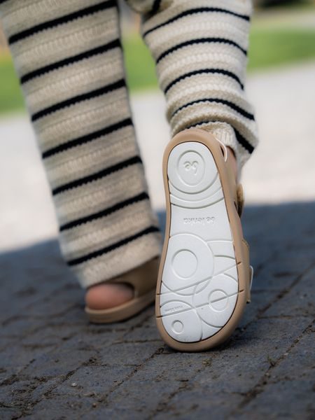 Sandale barefoot pentru copii Be Lenka Miami Junior maro deschis