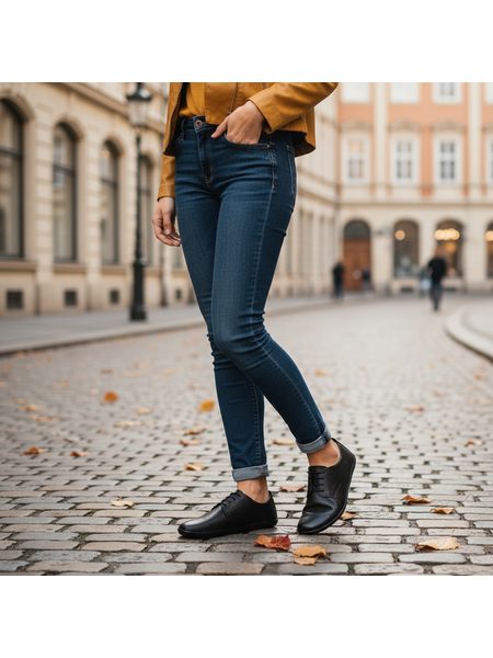 Pánské Barefoot Polobotky GROUNDIES® Palermo Černé