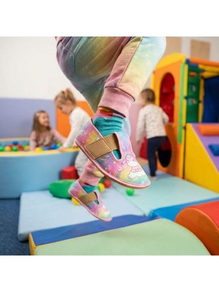 Kinder Barefoot Pantoffels RAYVE SLIPPERS ELASTIC Unicorn