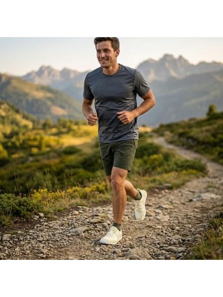 Barefoot Outdoorové Boty GROUNDIES® Chamonix TR Low Citronové