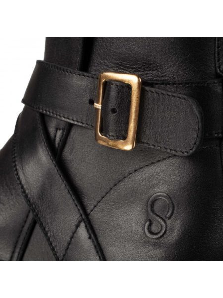 SHAPEN DIVINE Black | Dámské barefoot kotníkové boty