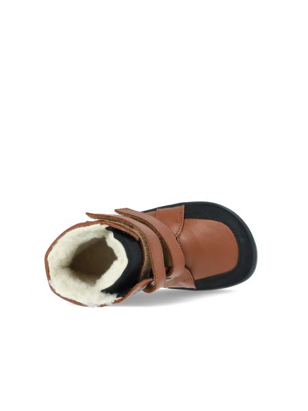 BABY BARE FEBO WINTER Brown | Dětské zimní zateplené barefoot boty