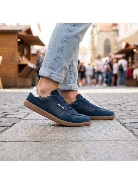 Barefoot Tenisky RAYVE RIO leather tmavě modré
