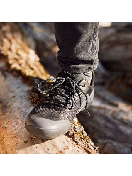 GROUNDIES ALL TERRAIN LOW Black | Barefoot outdoorové boty 3