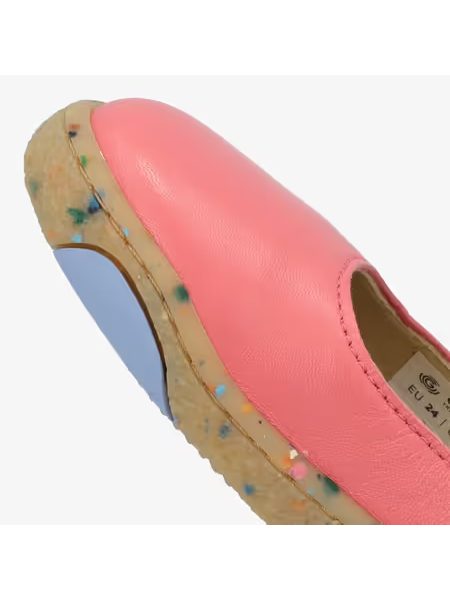 Dětské Barefoot Sandály GROUNDIES® Stella Kids Zářivě Růžové