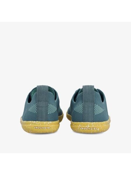 Barefoot Tenisky GROUNDIES® Active Knit Petrolejově Zelené