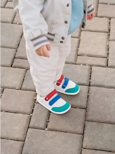 Ténis barefoot de criança Be Lenka Energise Preschool branco e multicolor
