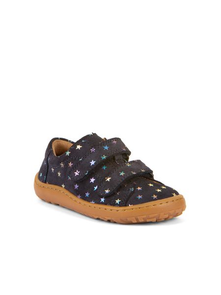 FRODDO TENISKY BASE LEATHER D-VELCRO STARS | Dětské barefoot tenisky
