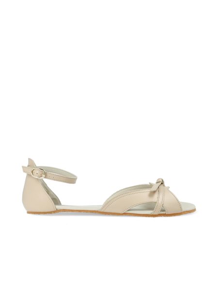 ANGLES NISA Beige | Dámské barefoot sandály