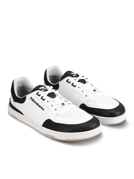Adidași barefoot Barebarics Wave alb-negru