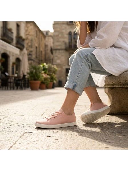 Dámské Barefoot Tenisky GROUNDIES® Lima Lososové