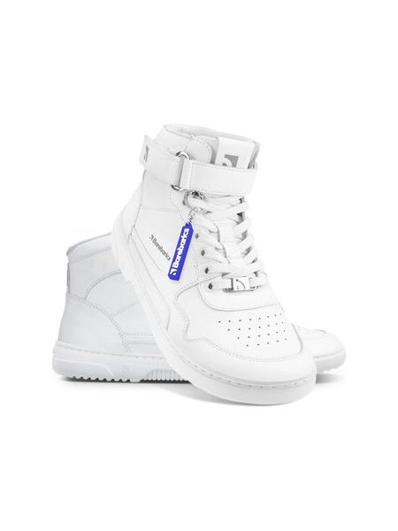 Ténis barefoot Barebarics Zing - High Top - branco - pele