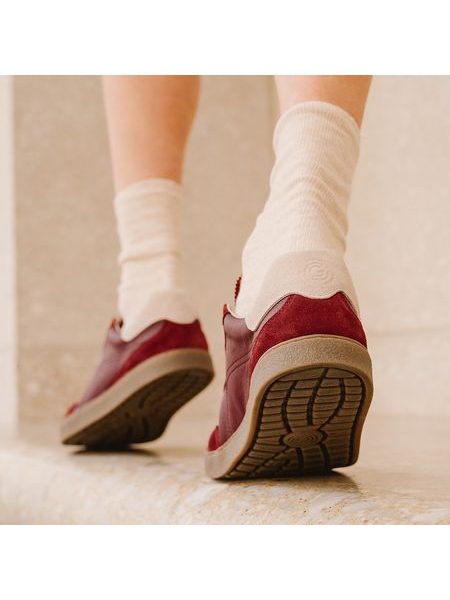 Barefoot Tenisky GROUNDIES® Panama Vínové