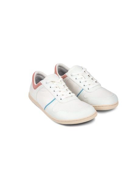 Ténis barefoot Be Lenka Echo branco e rosa (Vegan)