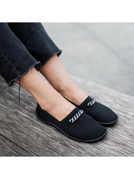 LEGUANO LADY FAMOUS Black | Dámské barefoot baleríny