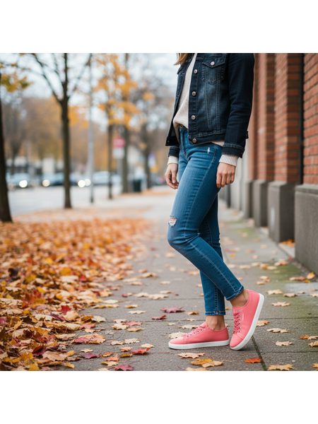 Dámské Barefoot Tenisky GROUNDIES® Lima Korálové