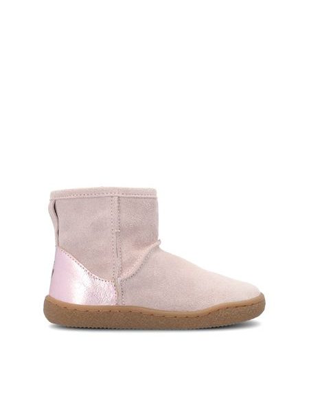 Dětské Barefoot Zimní Zateplené Válenky GROUNDIES Mini Cozy Kids Růžové