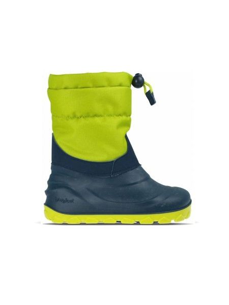 Dětské barefoot zimní sněhule RAYVE SNOWSTORM námořnicky modré/limetkové
