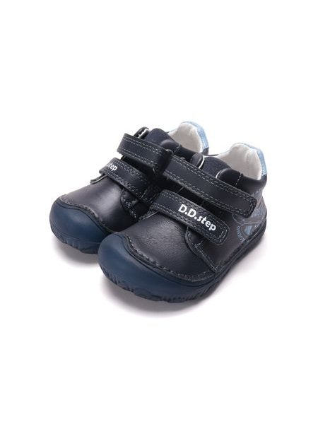 Dětské barefoot celoroční boty D.D.STEP S073-62313A svítící skateboard - pohled shora