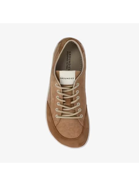 Dámské Barefoot+ Tenisky GROUNDIES® Amsterdam Cognac