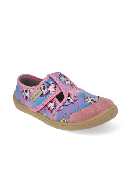 Gyerek Barefoot Papucs RAYVE JOY Blue Unicorn