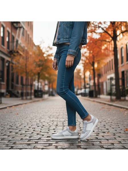 Tenisky GROUNDIES® HAMPTONS 2.0 REGULAR Bílo Šedé