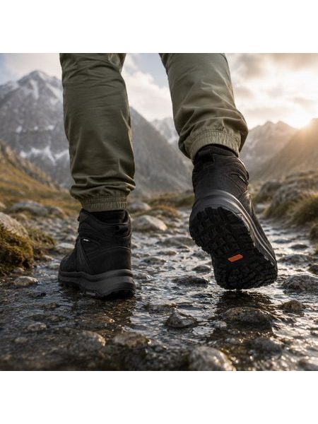 Botas Barefoot de Cano Médio BENNON Terenno preto