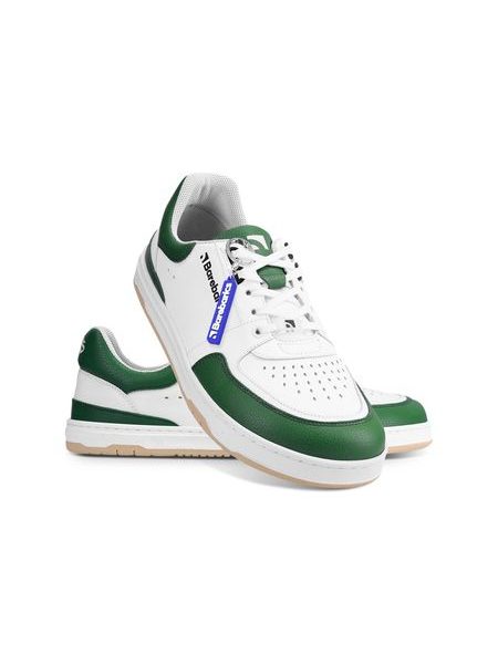 Adidași barefoot Barebarics Wave albi cu verde închis