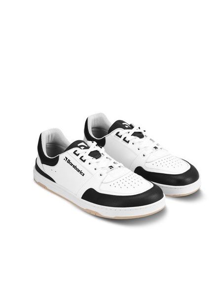 Adidași barefoot Barebarics Wave alb-negru