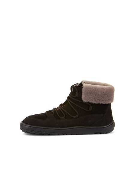 FRODDO UP FURRY W TEX Black | Zimní zateplené barefoot boty