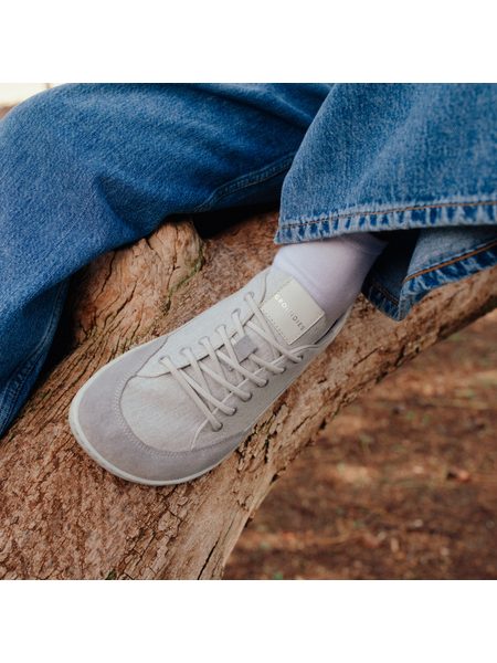 Dámské Barefoot Tenisky GROUNDIES® Amsterdam Světle Šedé