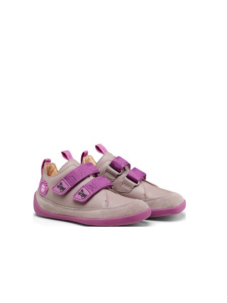AFFENZAHN LEATHER SNEAKER BUDDY KOALA Pink Grey 2