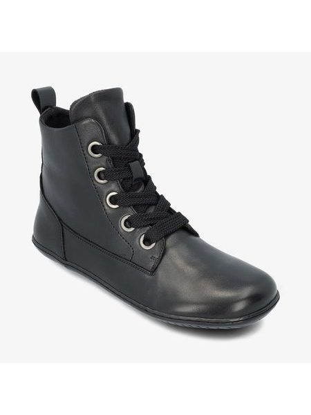 Dámské Barefoot Kotníkové Boty GROUNDIES® Salzburg Černé