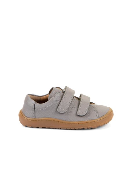 FRODDO TENISKY BAZE LEATHER D-VELCRO Grey | Dětské barefoot tenisky
