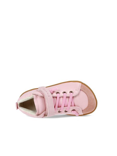 CRAVE BERGEN WINTER 2.0 Pink | Dětské zimní zateplené barefoot boty