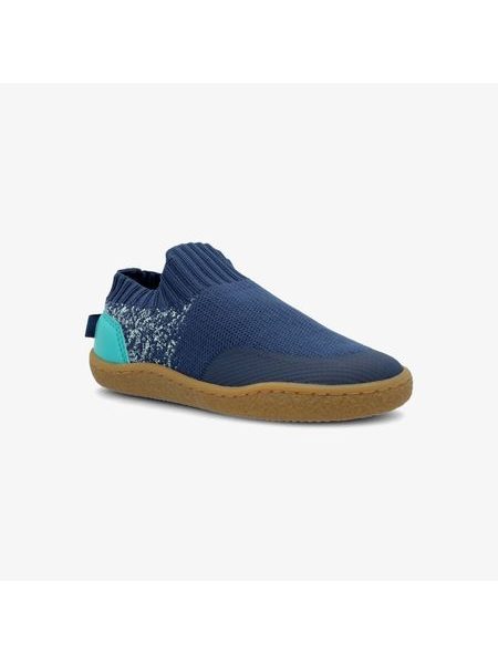 Dětské Barefoot Slip-On Tenisky GROUNDIES® Nara Kids Modro Zelené