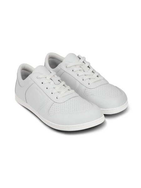 Barefoot tenisky Be Lenka Echo All White - pár zepředu