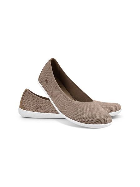 Damen-Barfußballerinas Be Lenka Delight - Keksbraun