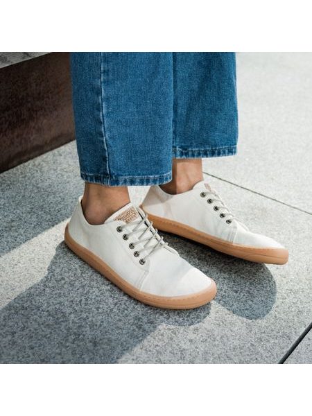 FRODDO SNEAKER VEGAN LACES II White | Barefoot tenisky