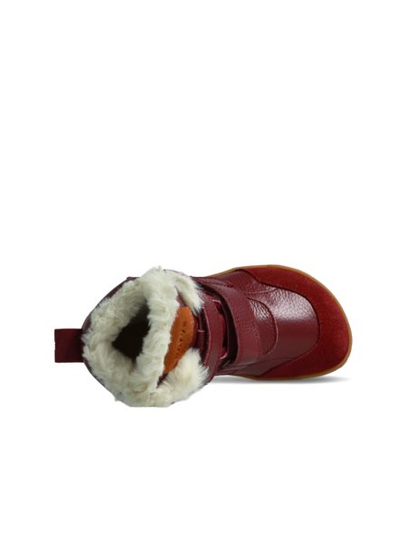 RAYVE LAHTI Bordeaux | Dětské barefoot zimní zateplené boty
