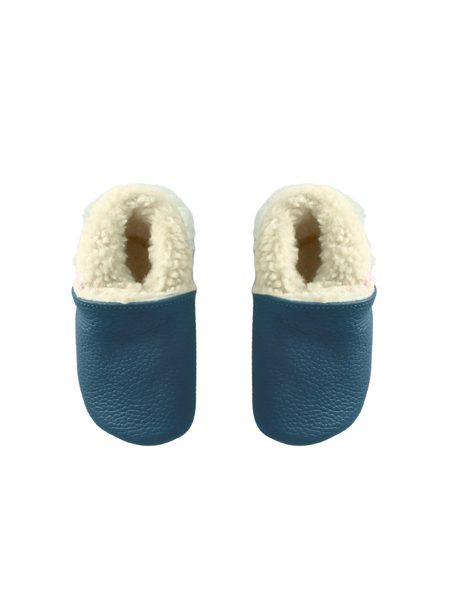 RAYVE CRAVITOS WINTER WOOL Modré | Dětské barefoot capáčky