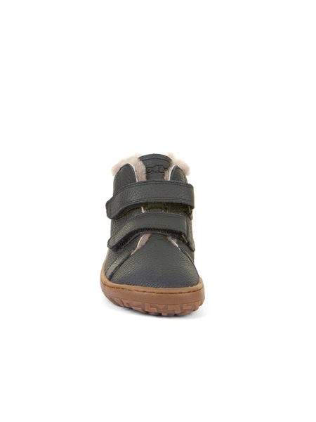 FRODDO ZIMNÍ FURRY Dark Blue | Dětské zimní zateplené barefoot boty