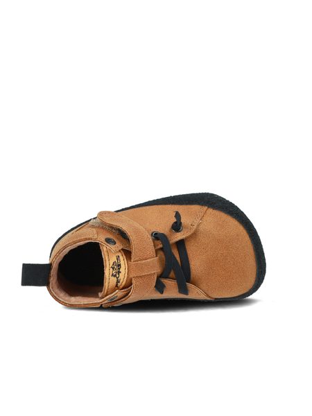 PEGRES CELOROČKY BF32L Brown | Dětské celoroční barefoot boty