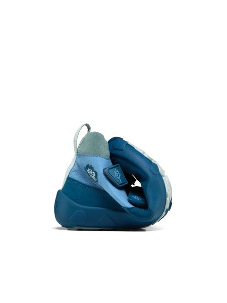 AFFENZAHN LOWBOOT LEATHER FRIENDY SHARK Blue | Dětské celoroční barefoot boty