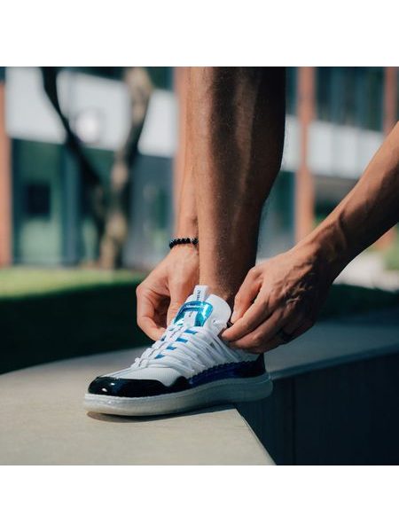 Barfußsneaker Barebarics Futura Irisierend Weiß