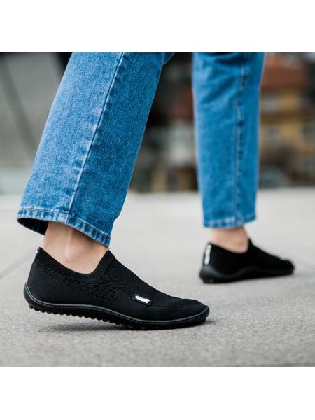 LEGUANO SCORE Black | Barefoot tenisky
