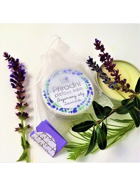 RELAXAČNÍ KRÉM pro smíšenou pleť - Arganový olej, levandule