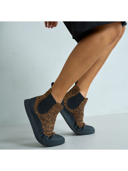 Dámské Barefoot Chelsea GROUNDIES® SIENNA Leopardí