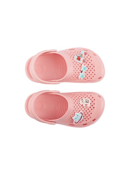 COQUI NAZOUVÁKY Baby Pink Rainbow + Amulet | Dětské kompromisní sandály
