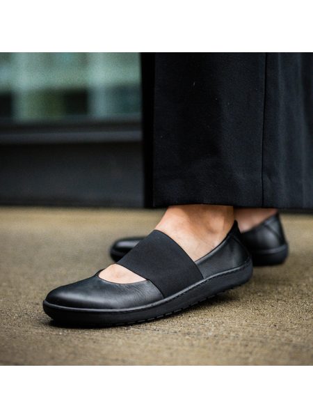 BAŤA BALERÍNY Černá | Dámské barefoot baleríny